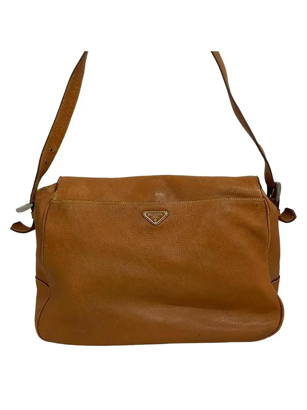 Prada Shoulder Bag Light Brown Leather #339897P43B